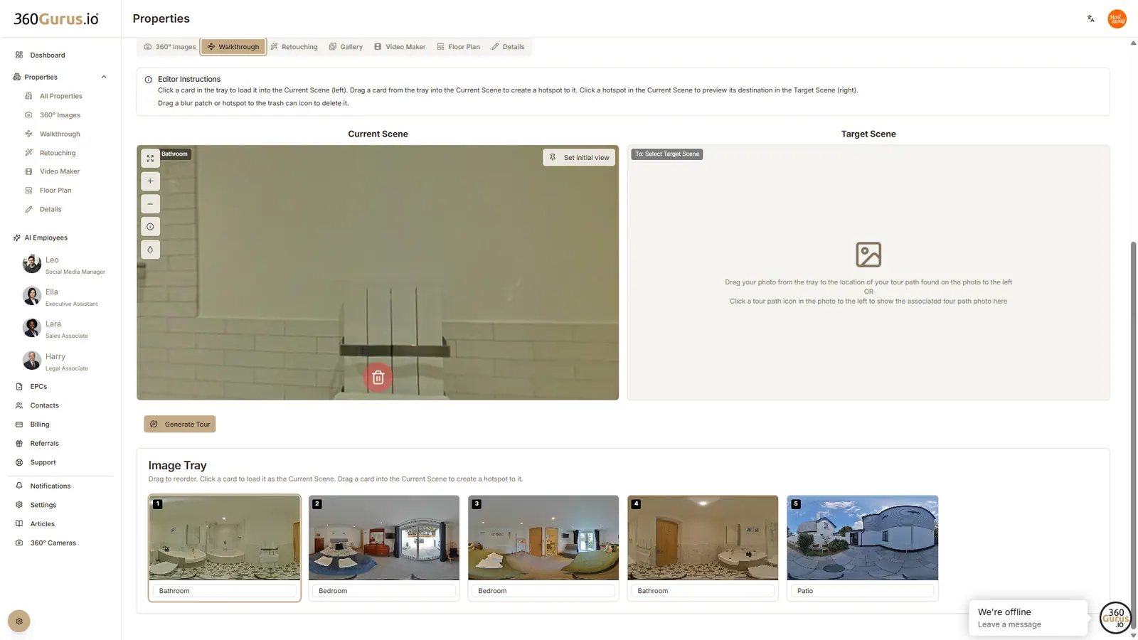 Walkthrough Tray